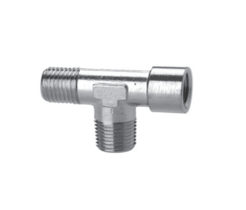 Adapter BSPP męski samica tee-1/4 wątek