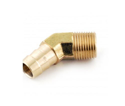 1/8 npt x 1/4 węża montaż 45 ° męskiego łokcia